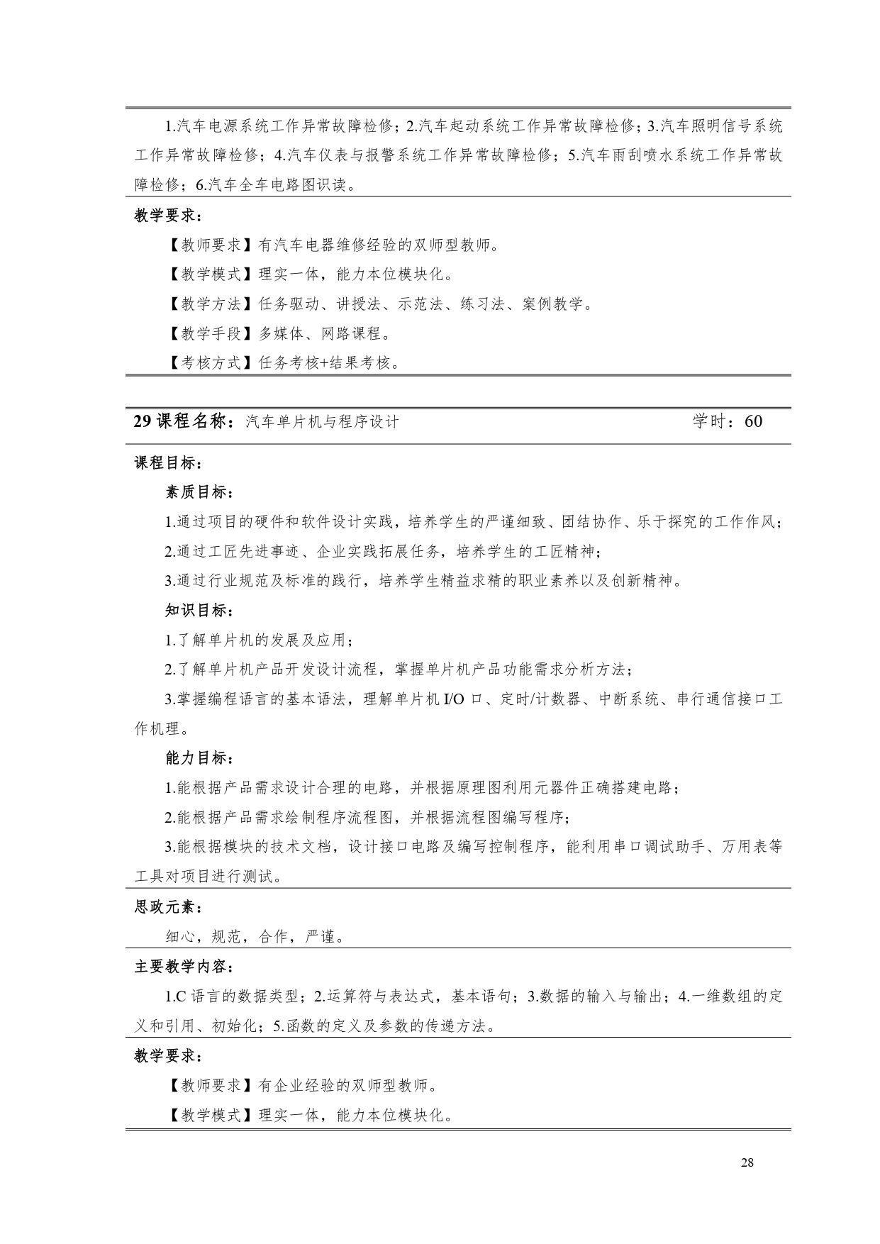 yl7703永利官网2022版汽车电子技术专业人才培养方案V6_page-0030.jpg